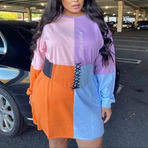 New! Oversized Sweatshirt dress 2X